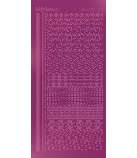STICKERS MOTIFS VIOLET STDM189