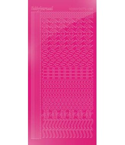 STICKERS MOTIFS ROSE STDM18F