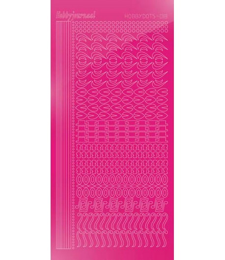 STICKERS MOTIFS ROSE STDM18F