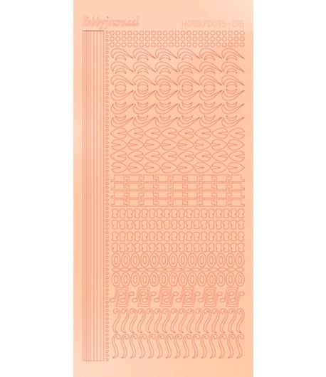 STICKERS MOTIFS ROSE PALE STDM18L