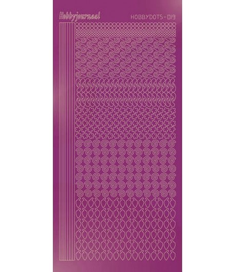 STICKERS MOTIFS VIOLET STDM199