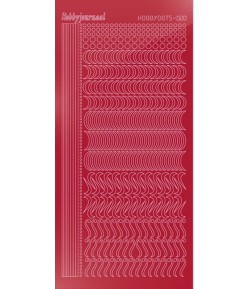 STICKERS MOTIFS ROUGE STDM204