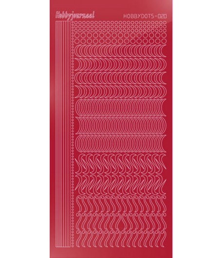 STICKERS MOTIFS ROUGE STDM204