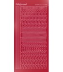 STICKERS MOTIFS ROUGE STDM204