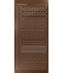 STICKERS MOTIFS MARRON STDM21G