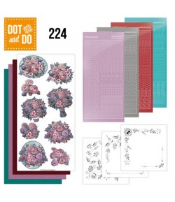 KIT 3D DOT STYLISH FLOWERS - DODO224