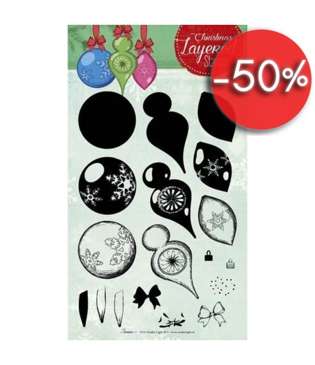 TAMPONS BOULES DE NOEL - 08