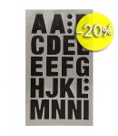 STICKERS GRAND ALPHABET NOIR