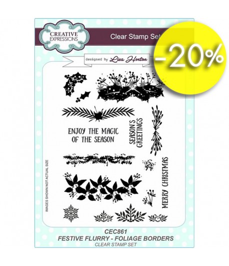 TAMPON CLEAR NOEL - CEC861