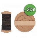 ETIQUETTES CADEAUX RONDS FESTONNÉS X 30