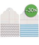 POCHETTES TAGS FESTONNÉES X 6