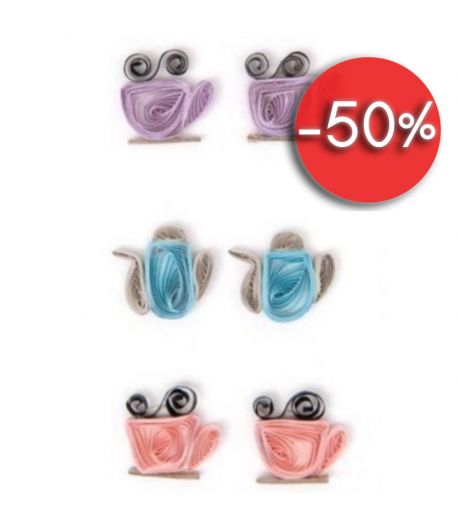 STICKERS QUILLING TEA TIME