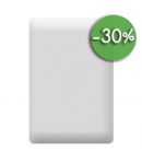 PLAQUE RECTANGULAIRE EN TERRE BLANCHE 10 X 6.5 CM