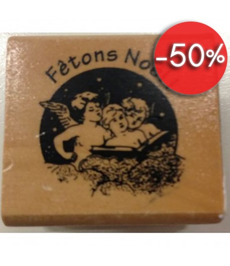TAMPON PAS DE NOEL SANS ANGE
