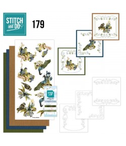 KIT 3D A BRODER FLOWERS AND FRIENDS - STITCH AND DO - STDO179