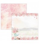 BLOC 12 FEUILLES 30.5 X 30.5 CM - LITTLE BLOSSOM