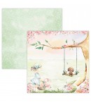 BLOC 12 FEUILLES 30.5 X 30.5 CM - LITTLE BLOSSOM