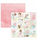 BLOC 12 FEUILLES 30.5 X 30.5 CM - LITTLE BLOSSOM