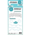 POCHOIR CIEL ET NUAGES - SCENERY BORDERS