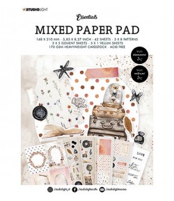 MIXED PAPER PAD A5 - 42 FEUILLES - ESSENTIALS N°12