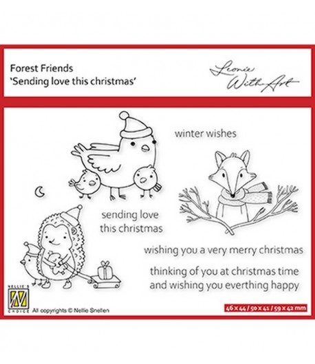 TAMPONS SENDING LOVE THIS CHRISTMAS  - LEONIE WITHART