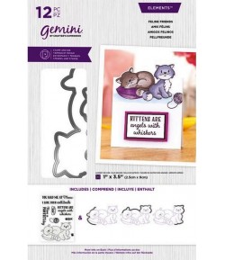 TAMPONS ET DIES CHATS - GEMINI BY CRAFTER'S COMPANION