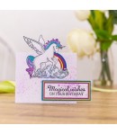 TAMPONS ET DIES LICORNE - GEMINI BY CRAFTER'S COMPANION