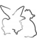 TAMPONS ET DIES LICORNE - GEMINI BY CRAFTER'S COMPANION