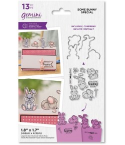 TAMPONS ET DIES LAPINS/SOURIS - GEMINI BY CRAFTER'S COMPANION