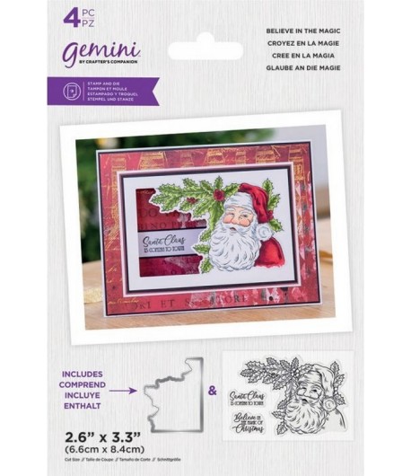 TAMPONS ET DIES PERE NOEL - GEMINI BY CRAFTER'S COMPANION