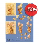 FEUILLE 3D VASES FLEURS