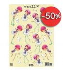 FEUILLE 3D PETITES FILLES FEMA010