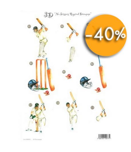FEUILLE 3D CRICKET UK450