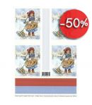 FEUILLE 3D PETITE FILLE 9908444