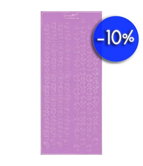 STICKERS CHAINES ROSES