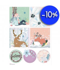 PAPIER DE RIZ A4 ANIMAUX 21 X 29.7 DFSA4422