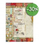 PAPIER DE RIZ PATCHWORK A3 29.7 X 41.9 DFSA3044 STAMPERIA