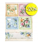 PAPIER DE RIZ A4 CARTES FLEURS 21 X 29.7 DFSA4418