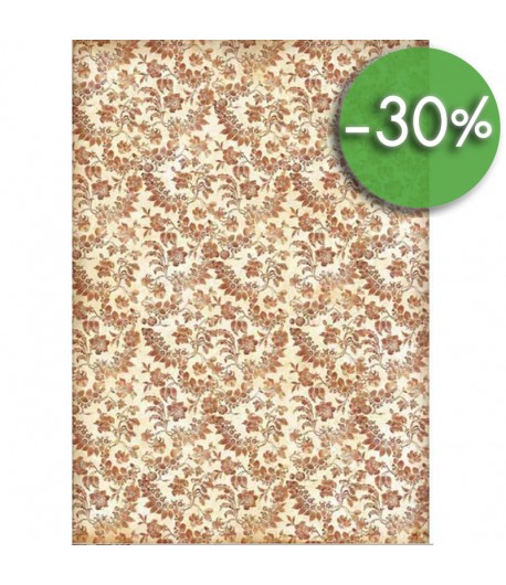 PAPIER DE RIZ FLEURS A3 29.7 X 41.9 DFSA3018