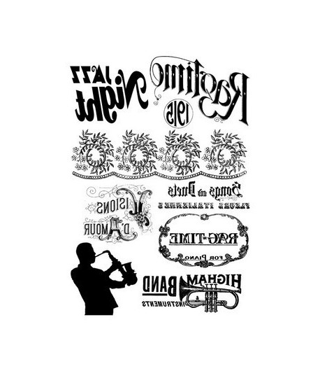 PAPIER TRANSFERT A4 MUSIQUE DFTR014