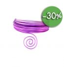 FIL ALU EMBOSSÉ 2MM - LILAS 5M