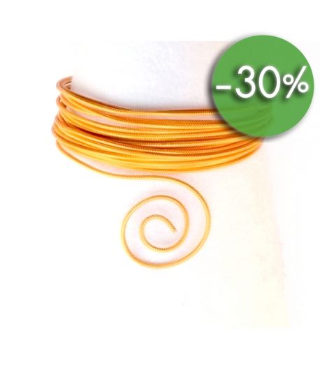 FIL ALU EMBOSSÉ 2MM - ORANGE 5M