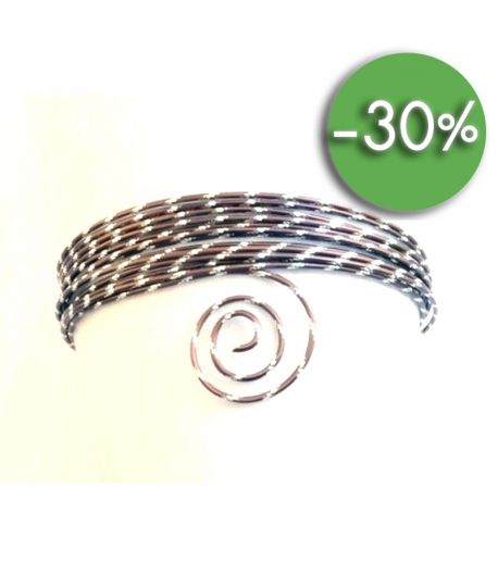 FIL ALU DIAMANT 2MM - CHOCOLAT 5M