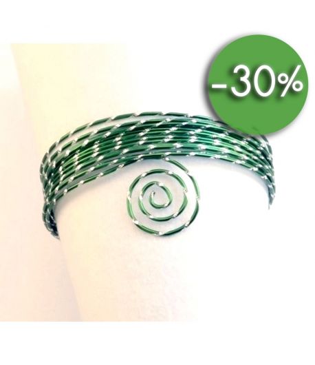 FIL ALU DIAMANT 2MM - VERT FONCÉ- 5M