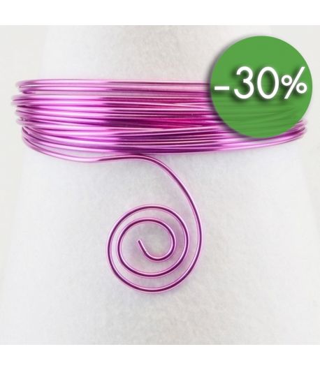 FIL ALU LISSE 2MM - LAVANDE 50M 