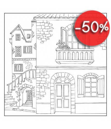 SERVIETTE PAPIER DE RIZ 50X50 LA MAISON DFTM16