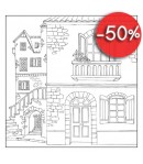 SERVIETTE PAPIER DE RIZ 50X50 LA MAISON DFTM16