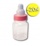 6 BIBERONS ROSE 3.7 X 9 CM