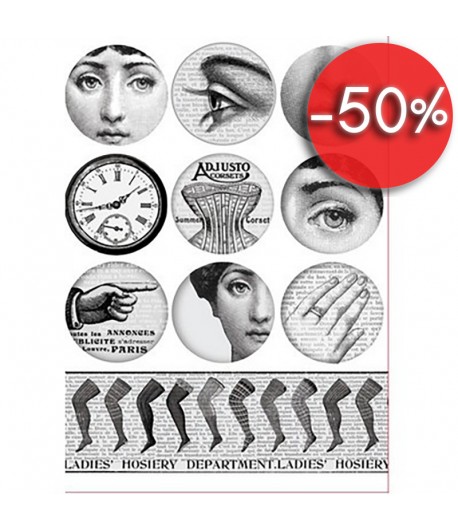 PAPIER DECOUPAGE LADIE'S 50 X 70 CM