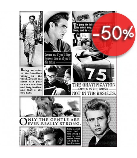 PAPIER DECOUPAGE JAMES DEAN 50 X 70 CM